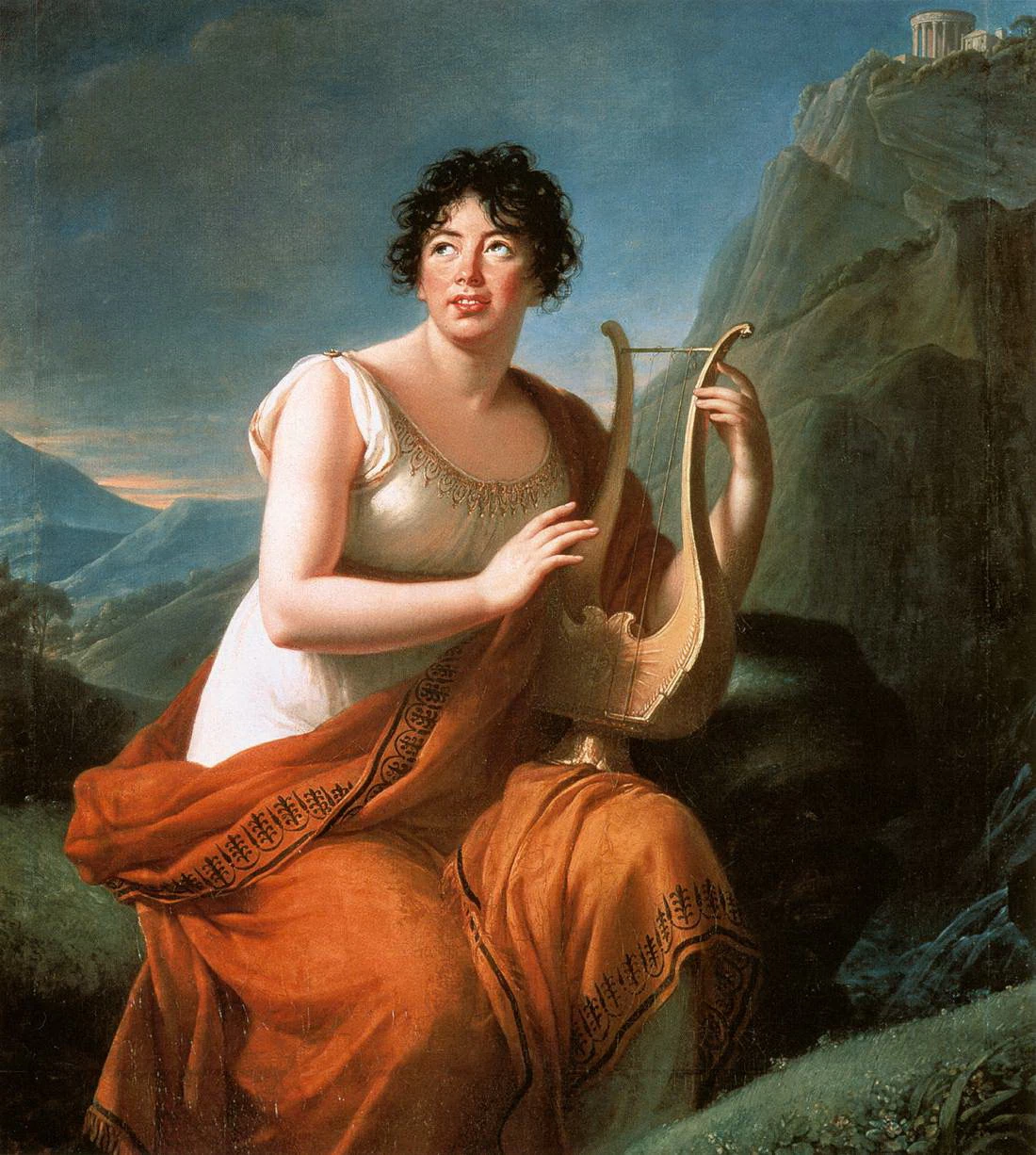 Ritratto di Madame de Staël come Corinne a Capo Miseno-Musée d'Art et d'Histoire, Geneva